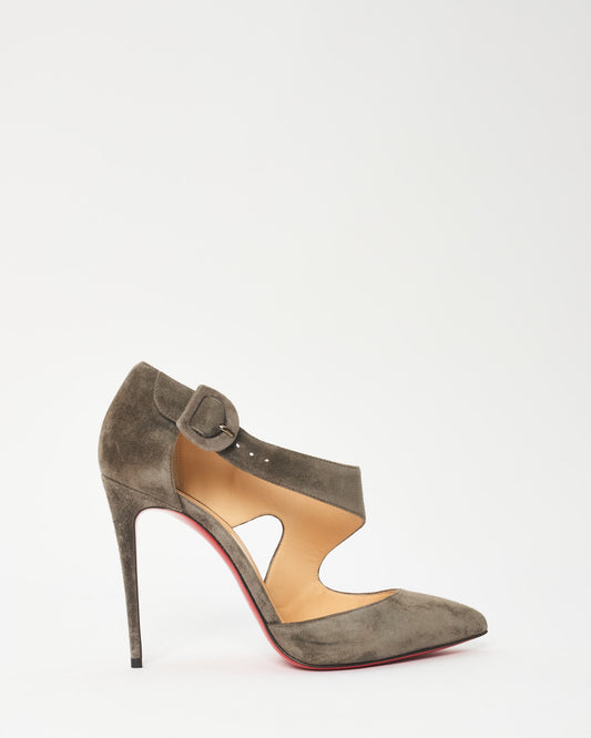 Christian Louboutin Grey Suede D
Orsay Pumps - 37.5