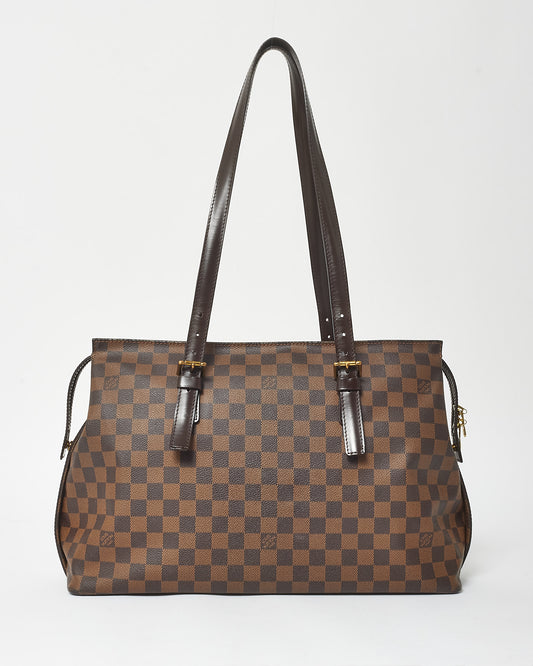 Louis Vuitton Damier Ebene Coated Canvas Chelsea Tote Bag