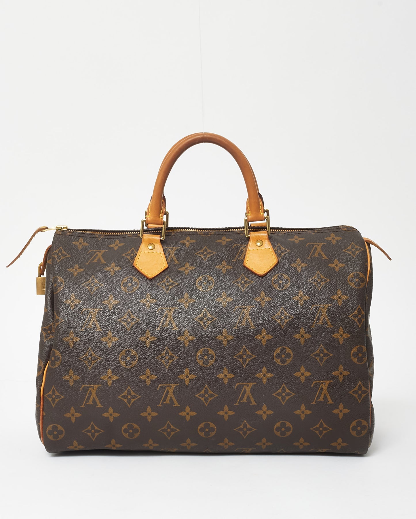 Louis Vuitton Monogram Coated Canvas Speedy 35 Bag