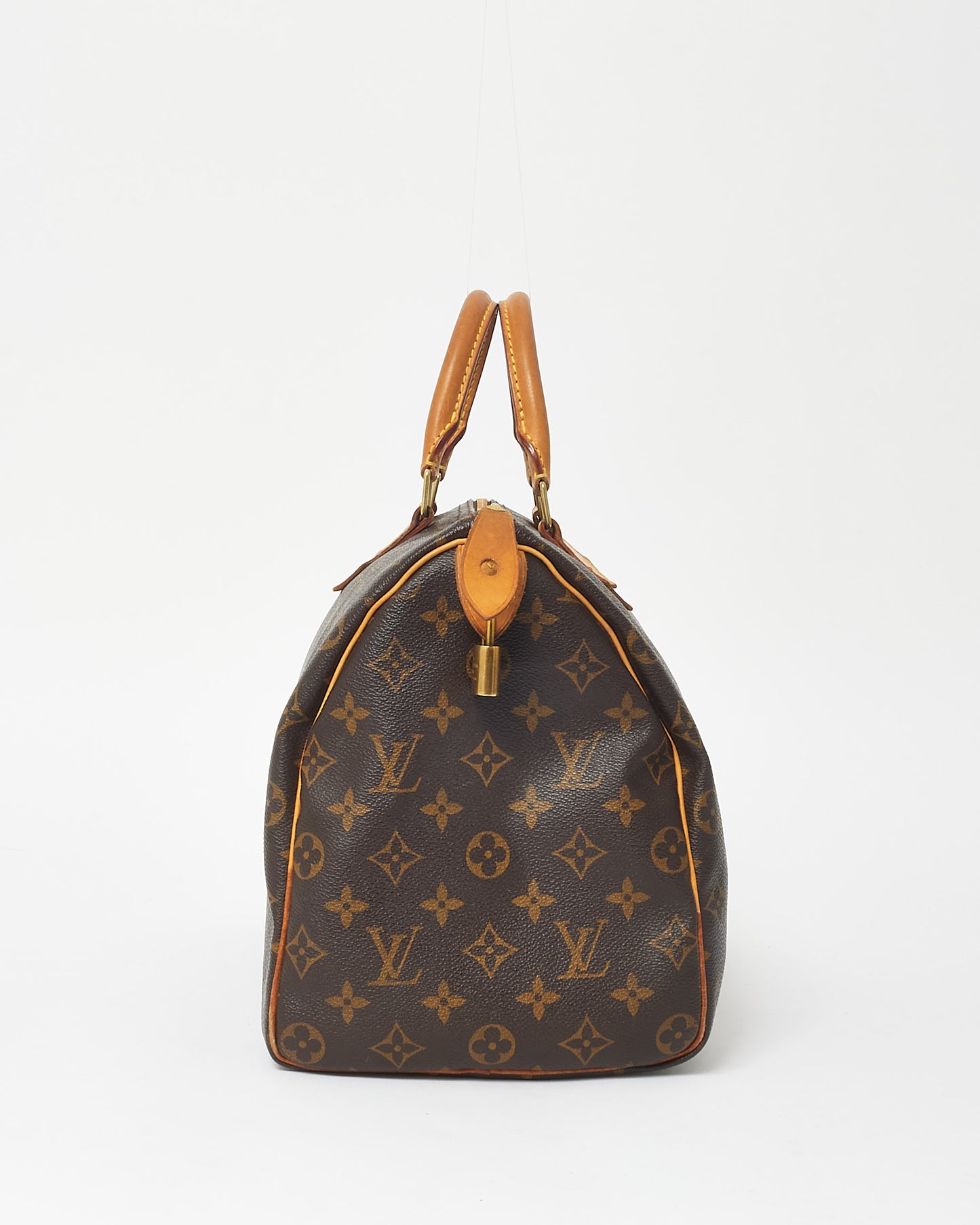 Louis Vuitton Monogram Coated Canvas Speedy 35 Bag