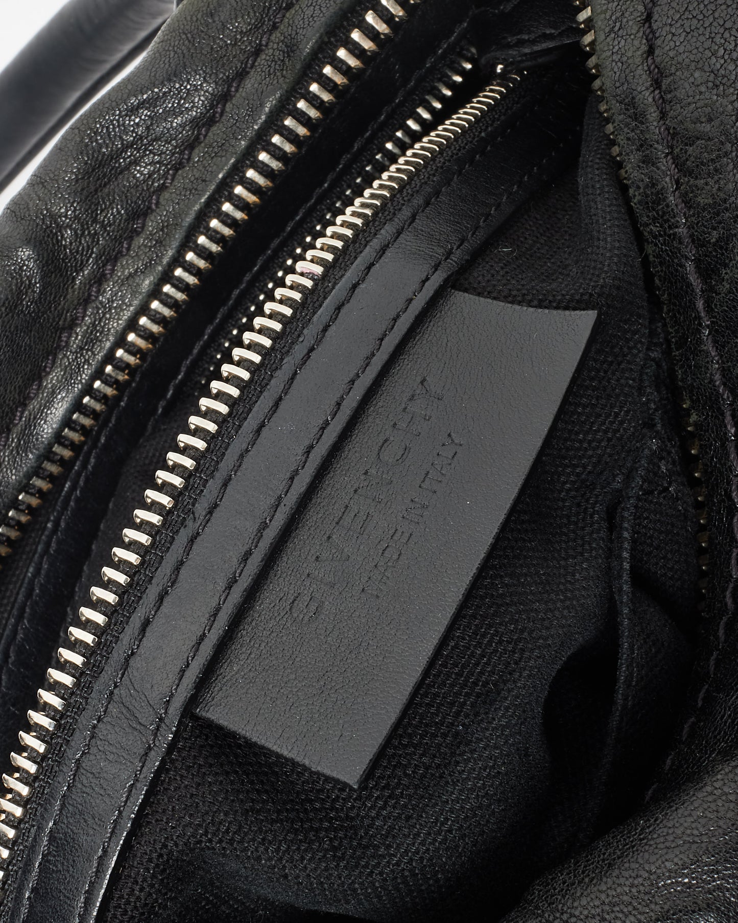 Givenchy Black Crinkled Leather Pandora Crossbody Bag