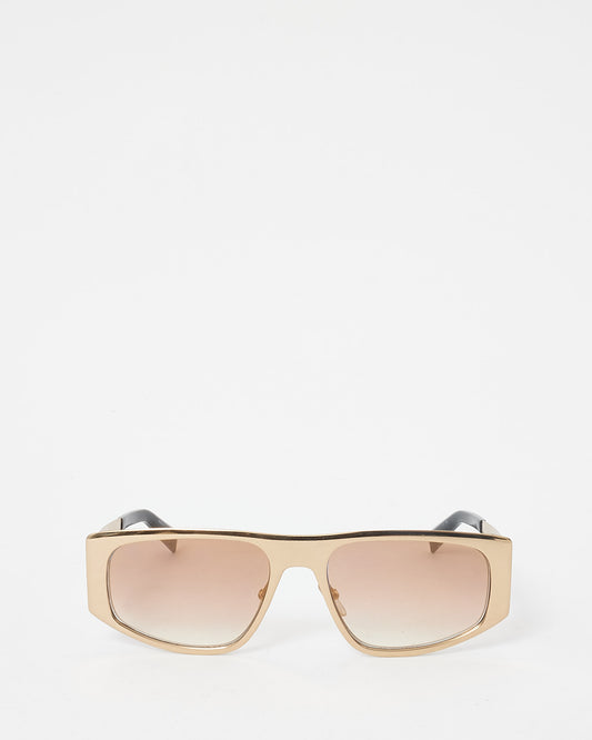 Givenchy Gold Mirrored Logo Cat Eye Sunglasses