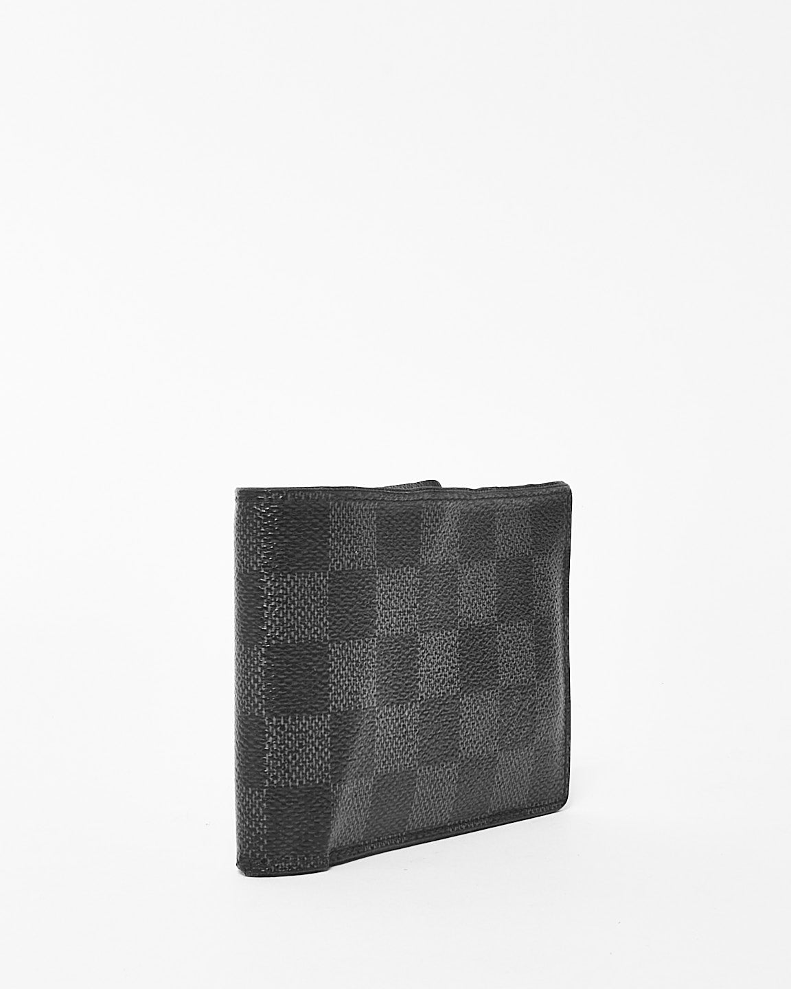 Louis Vuitton Damir Graphite Bi Fold Wallet W/ Initials "FC"