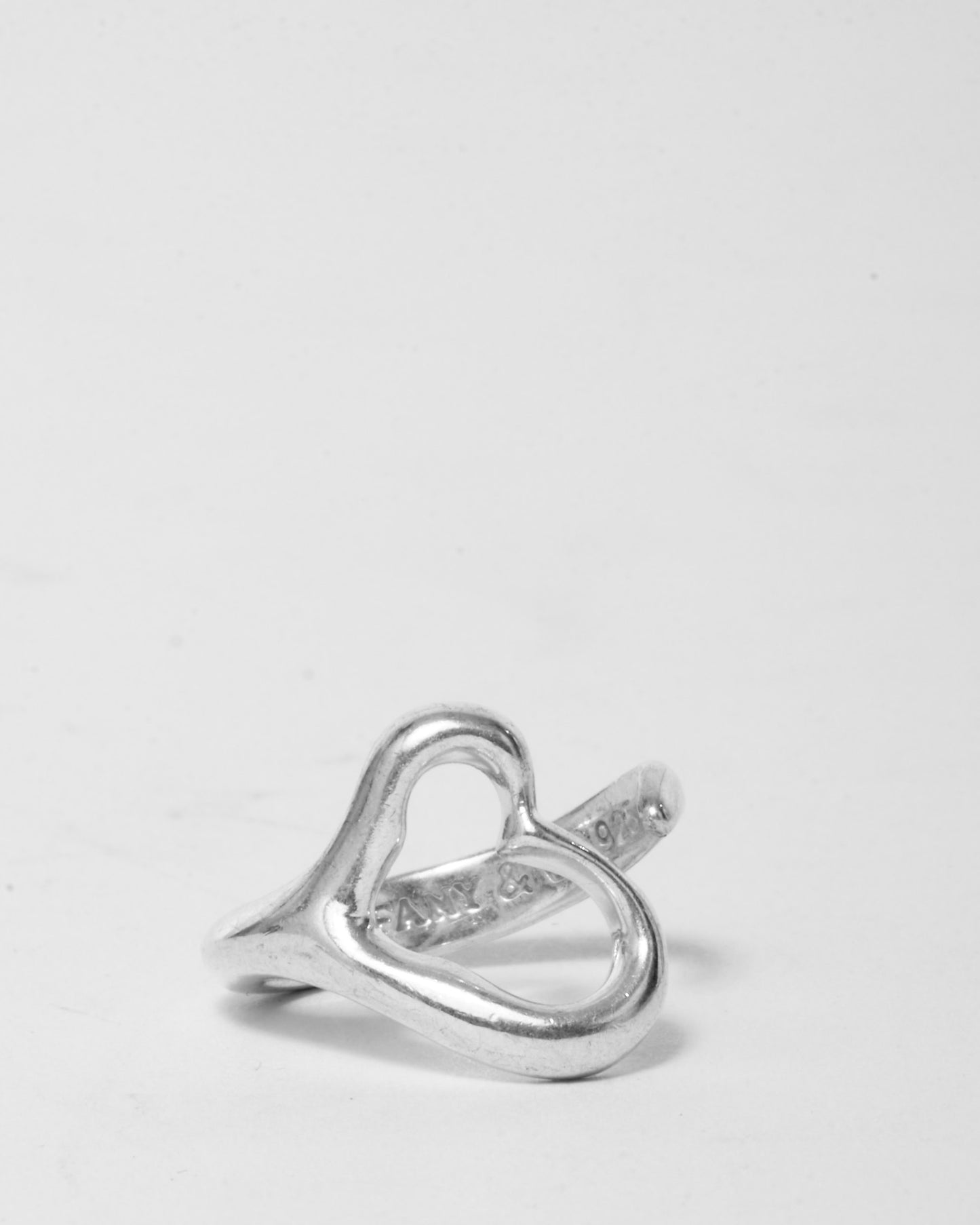 Tiffany 
Co. Elsa Peretti Open Heart Ring - 5