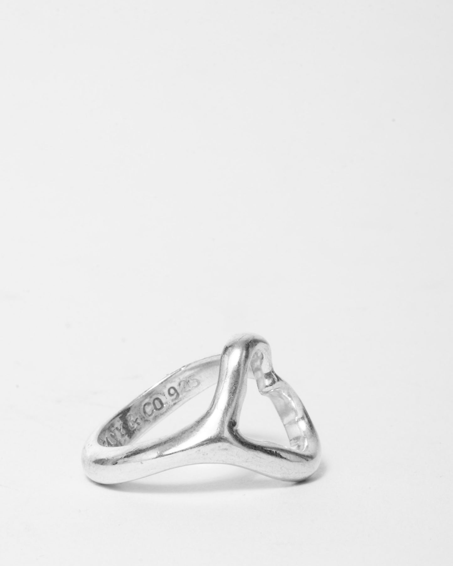 Tiffany 
Co. Elsa Peretti Open Heart Ring - 5