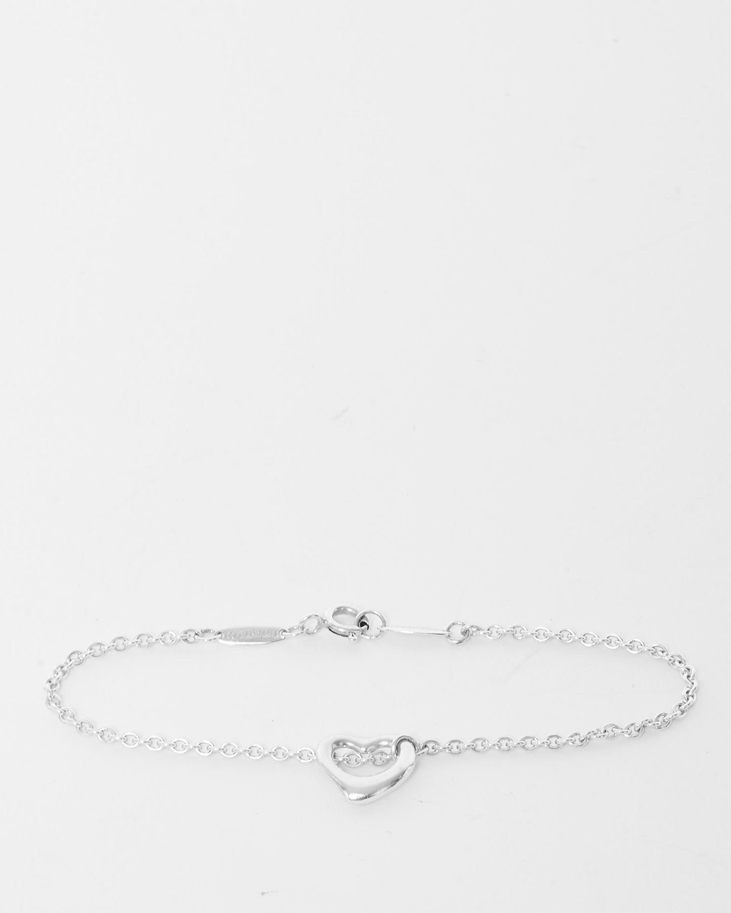 Tiffany 
Co. Elsa Peretti Open Heart Bracelet