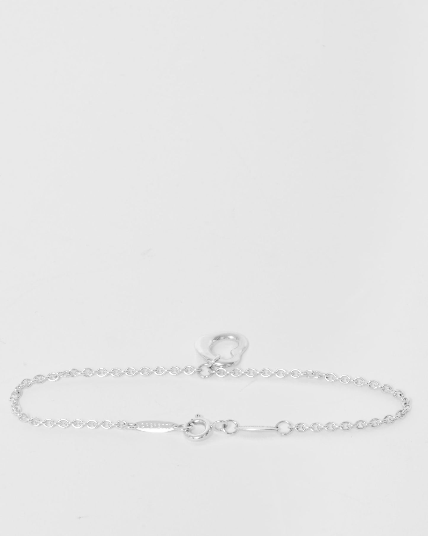 Tiffany 
Co. Elsa Peretti Open Heart Bracelet