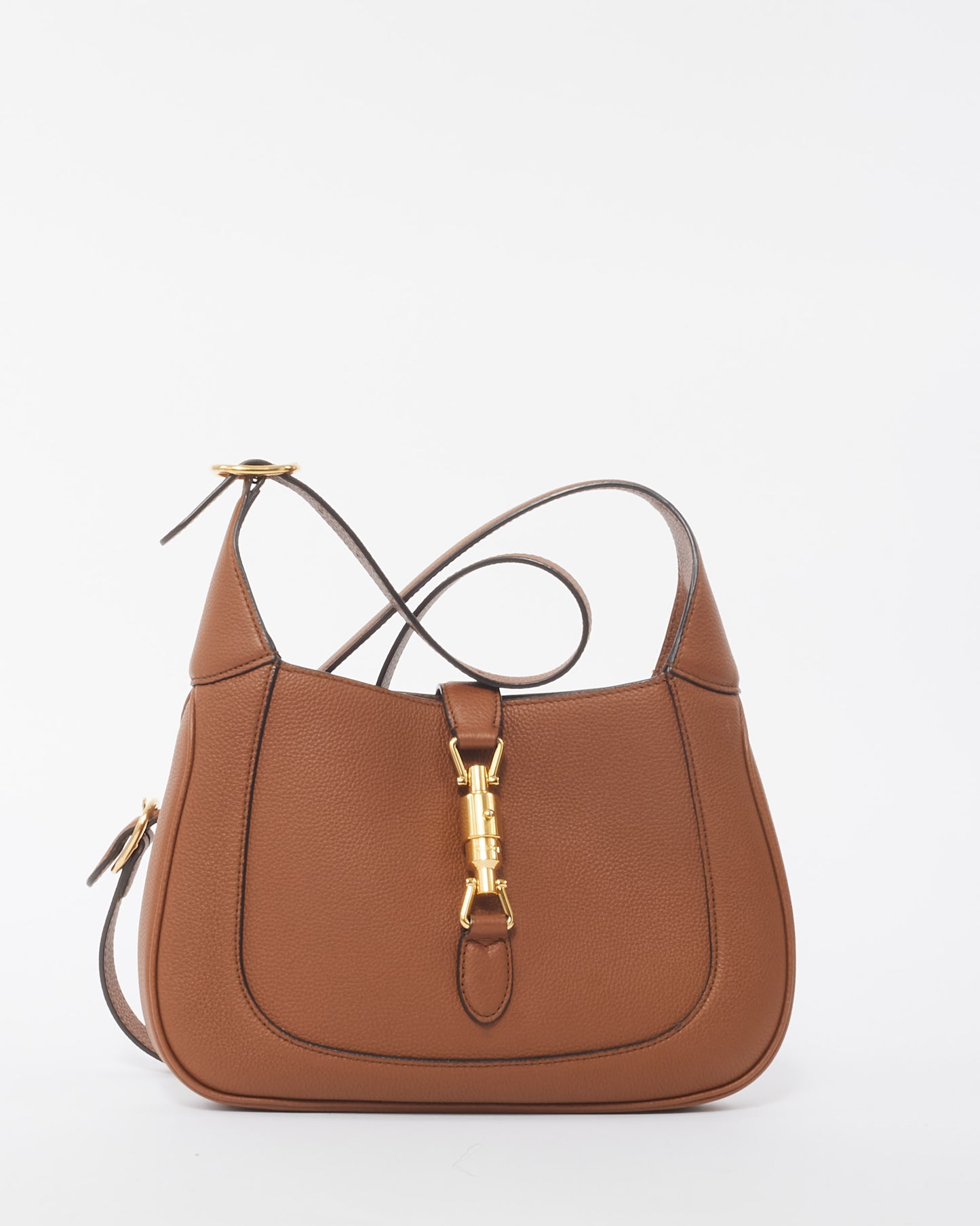 Gucci Brown Leather Small Jackie Shoulder Bag