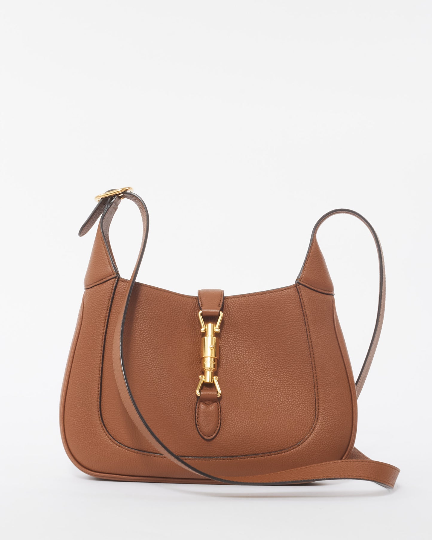 Gucci Brown Leather Small Jackie Shoulder Bag