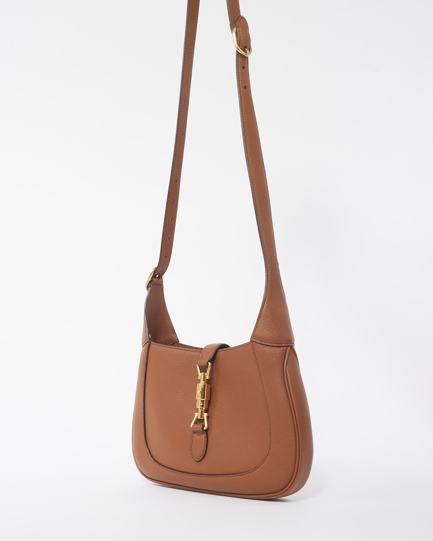 Gucci Brown Leather Small Jackie Shoulder Bag