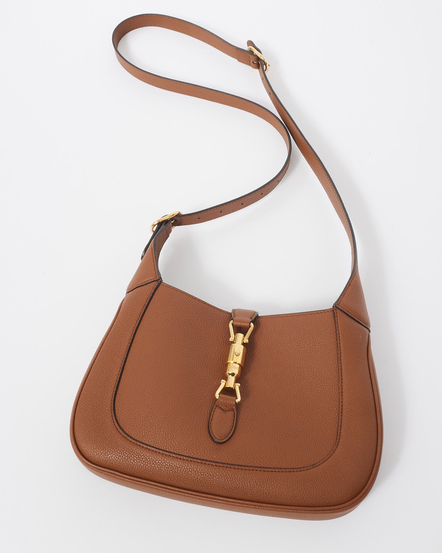 Gucci Brown Leather Small Jackie Shoulder Bag