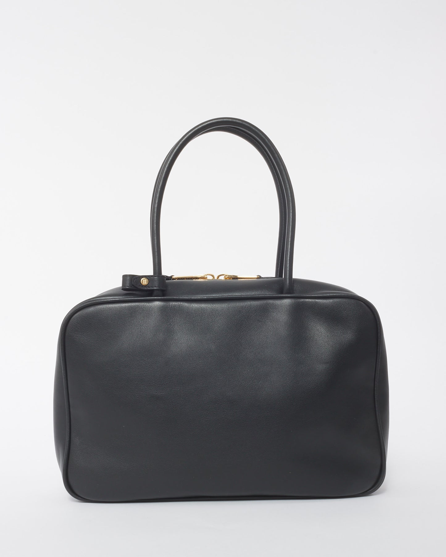 Miu Miu Black Leather Beau Shoulder Bag