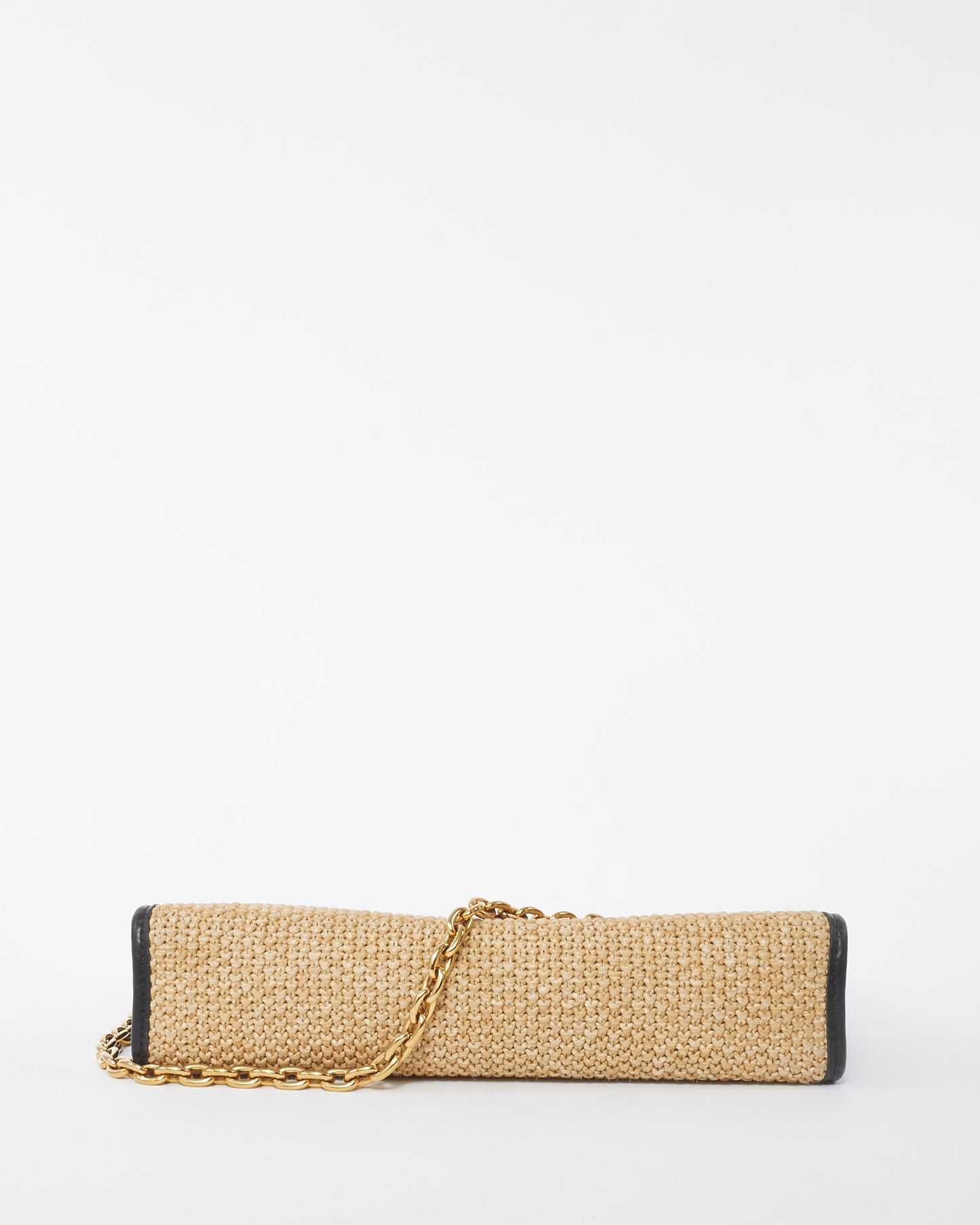 Louis Vuitton Beige and Black Raffia Toiletry Pouch 26 on Chain