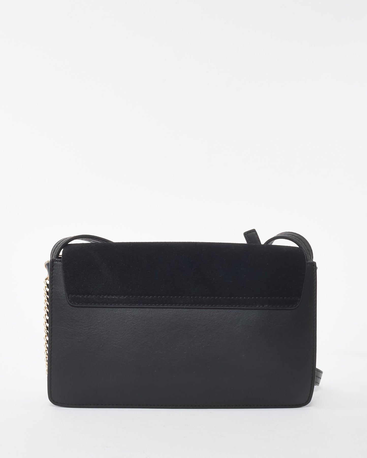 Chloé Black Suede 
Leather Faye Crossbody Bag