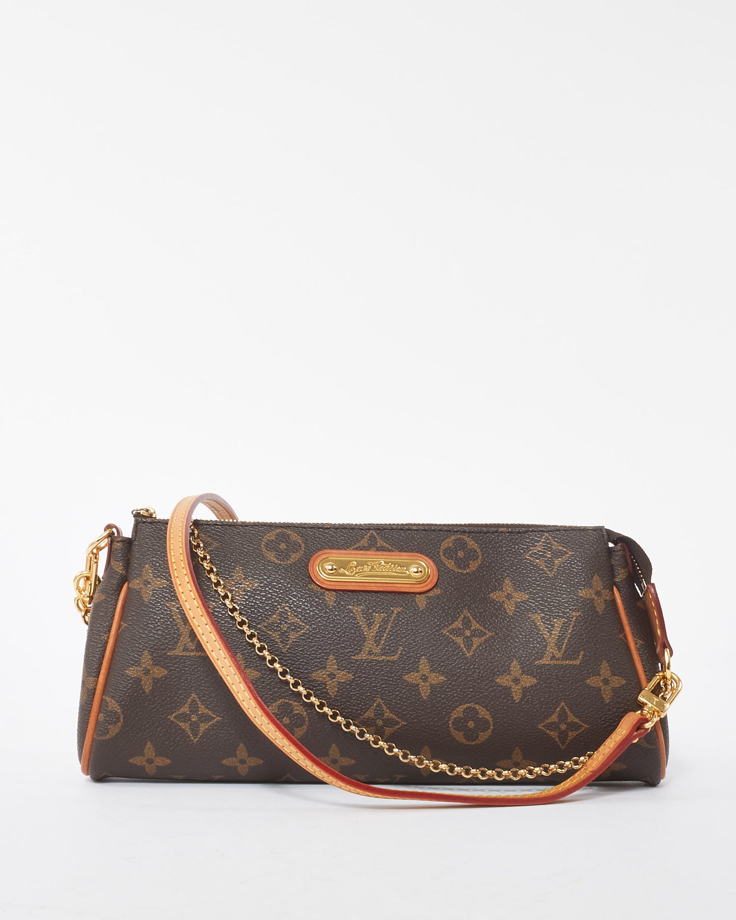 Louis Vuitton Coated Canvas Monogram Eva Clutch