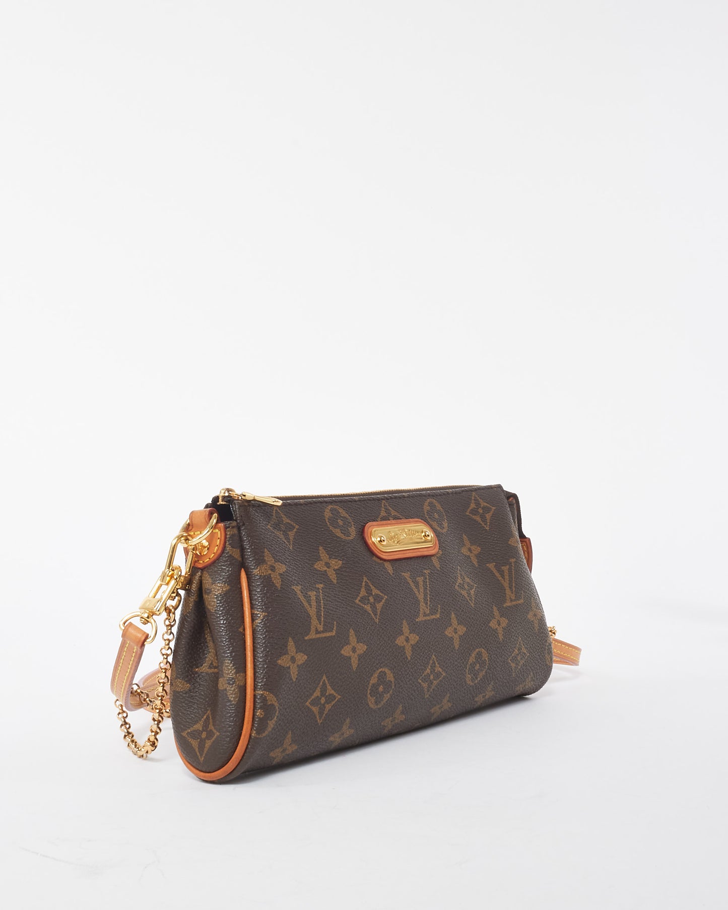 Louis Vuitton Coated Canvas Monogram Eva Clutch