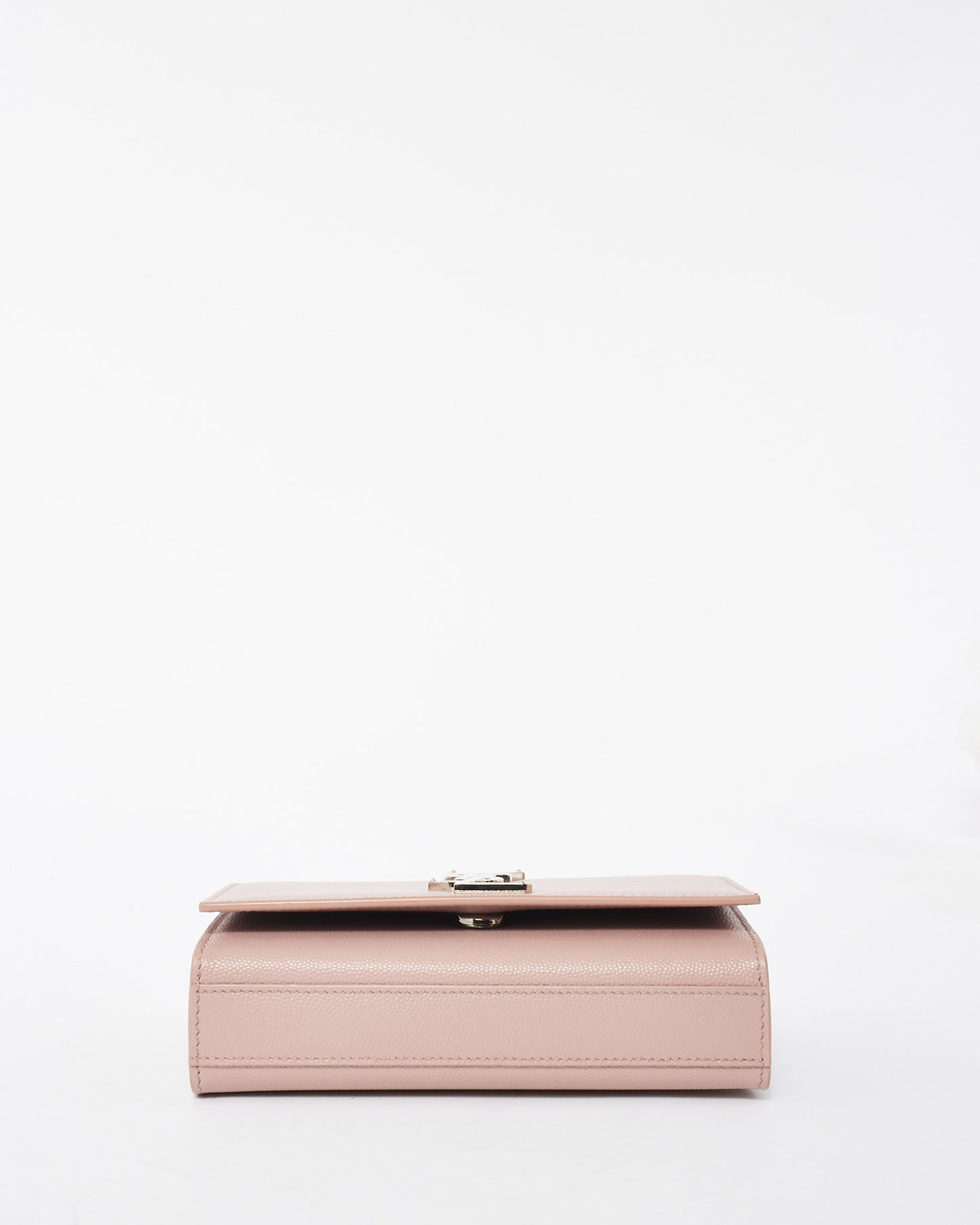 Saint Laurent Blush Pink Grain de Poudre Embossed Leather Small Kate Bag