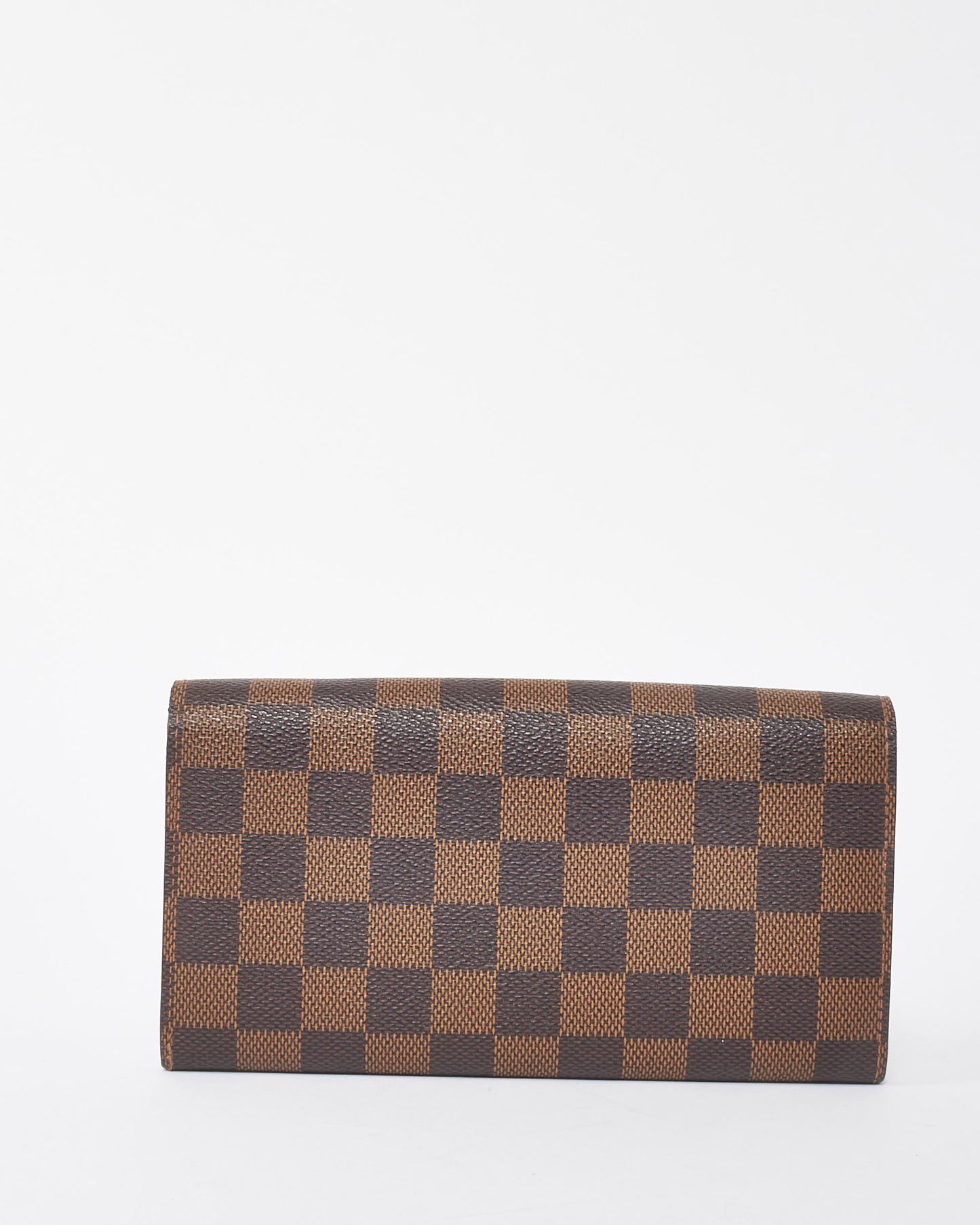 Louis Vuitton Damier Ebene Coated Canvas Sarah Long Wallet