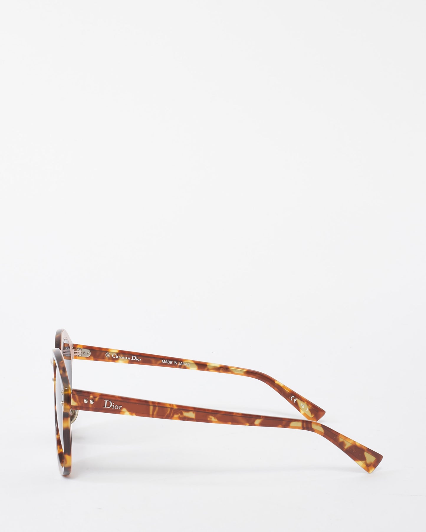 Dior Brown Tortoise Elliptic Sunglasses TZ8KU