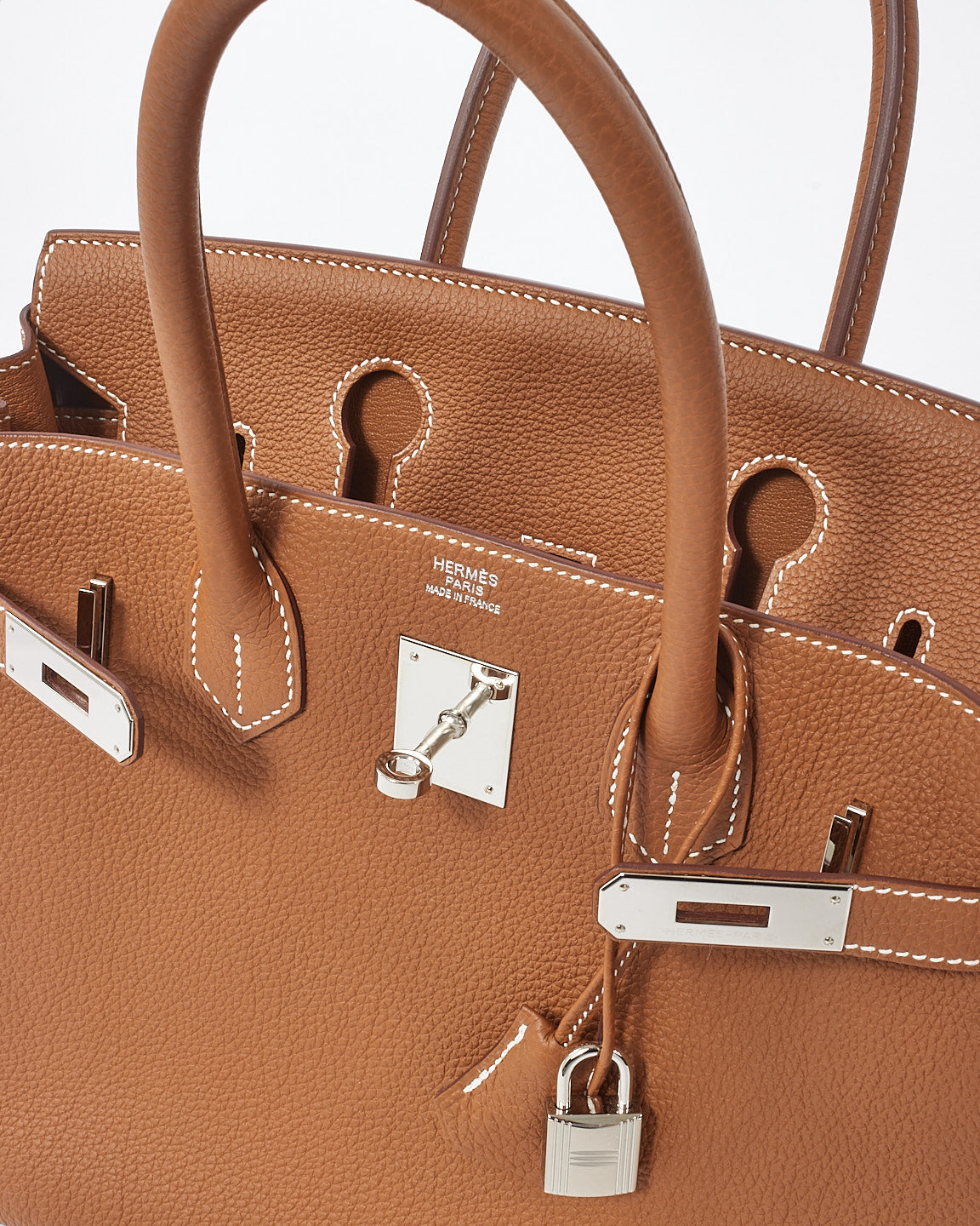 Hermès Gold Togo Leather Birkin 35 with Palladium Hardware