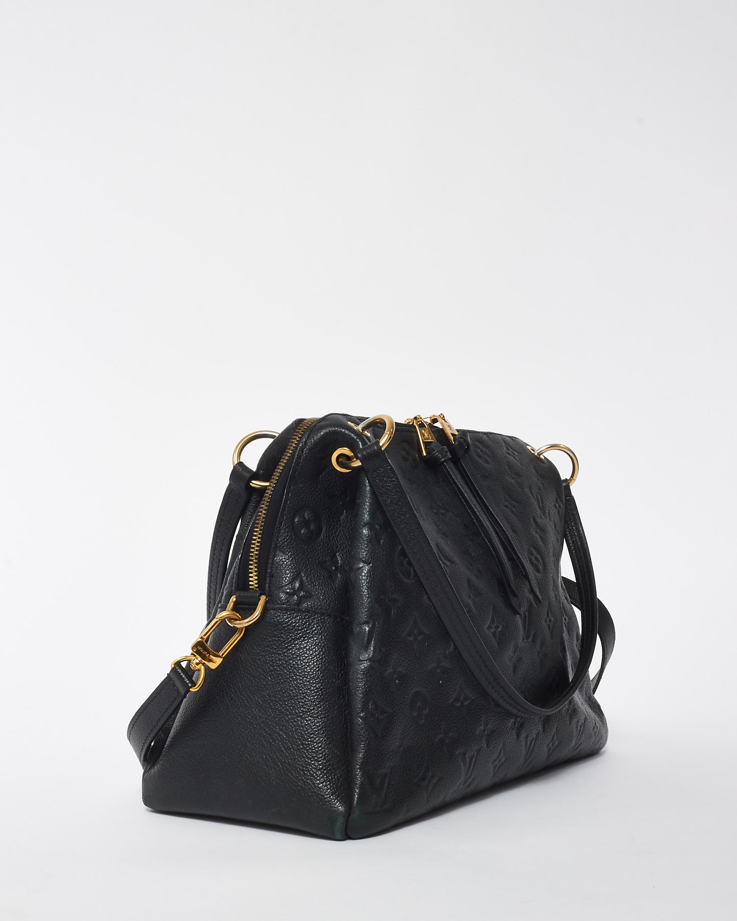 Louis Vuitton Black Leather Empreinte Ponthieu MM