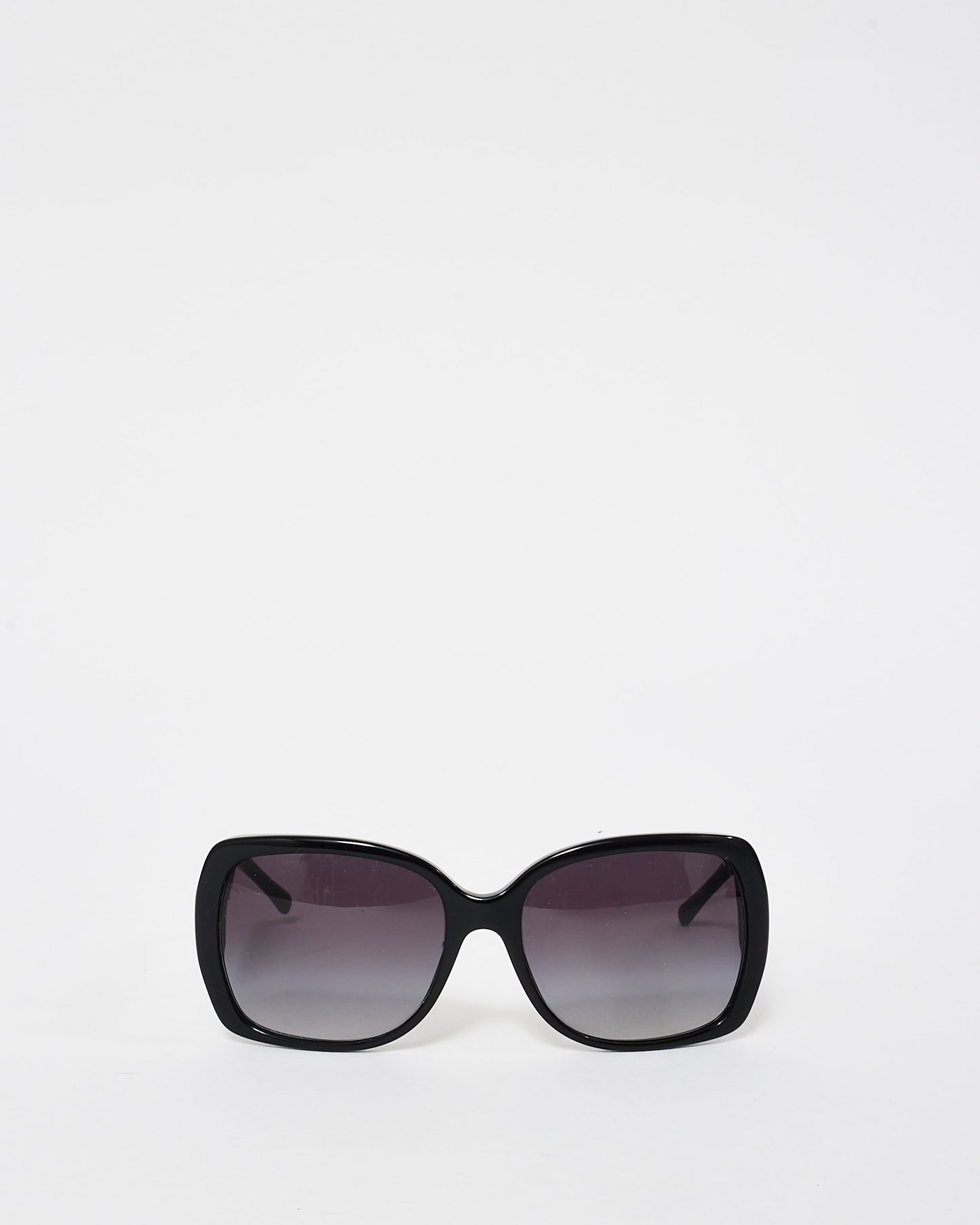 Burberry Black Acetate Nova Check Round B4160 Sunglasses