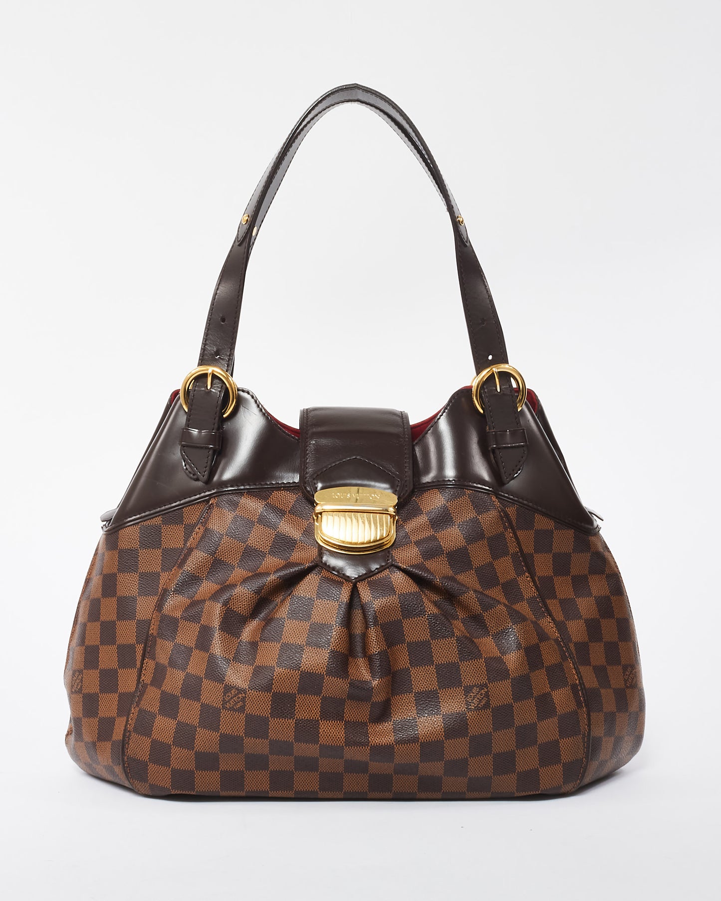 Louis Vuitton Damier Ebene Coated Canvas Sistina GM