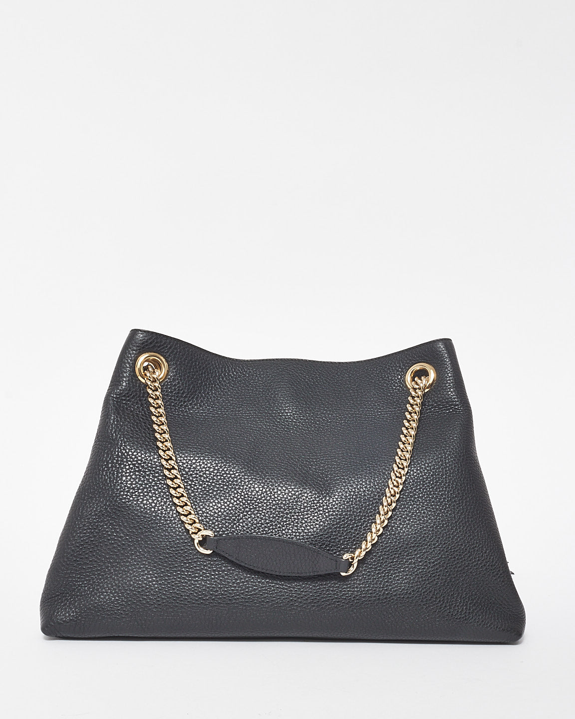 Gucci Black Leather Medium Soho Chain Shoulder Bag