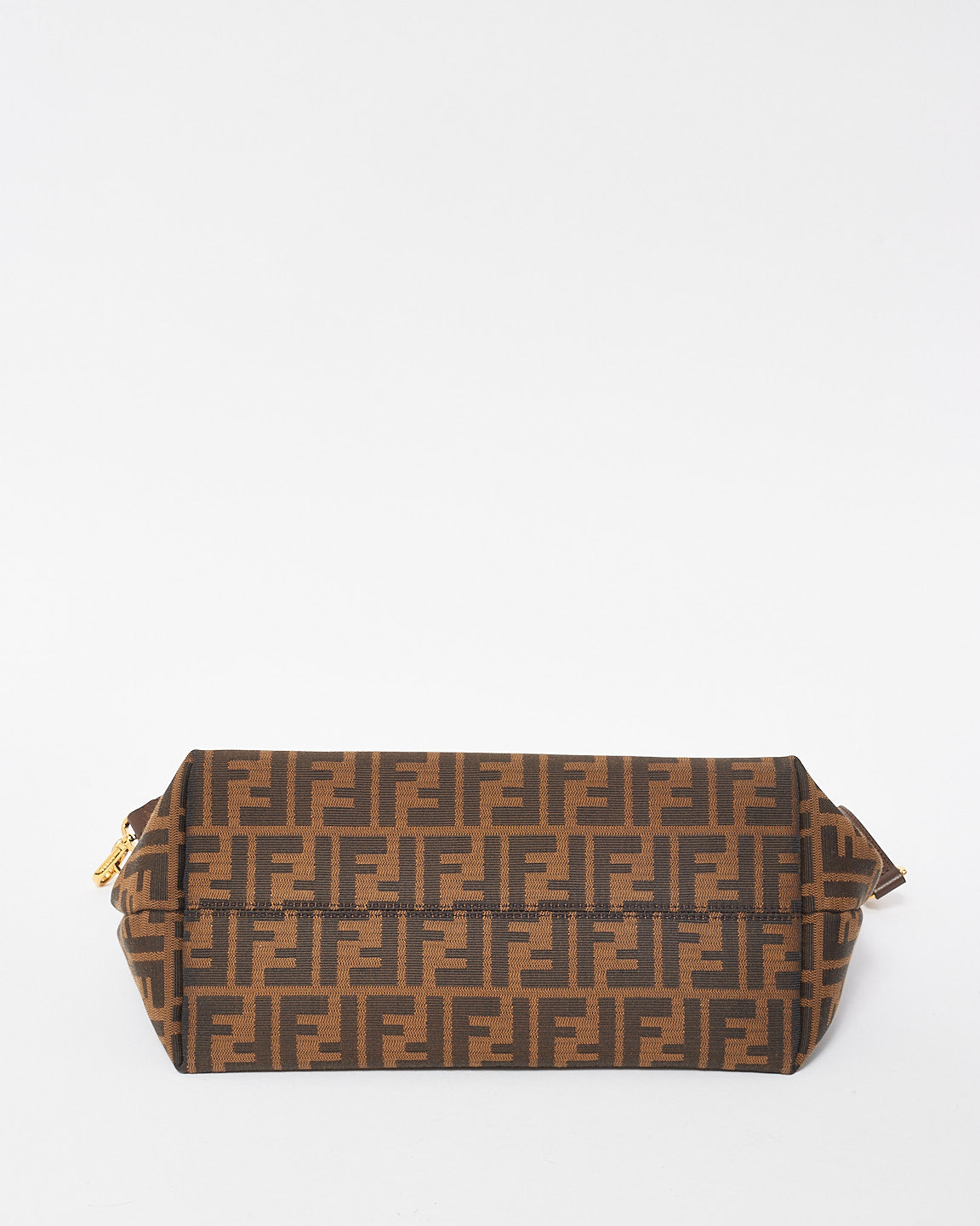 Fendi Brown Zucca Monogram Canvas Convertible Tote Bag