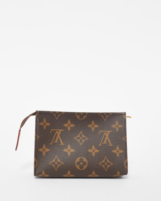 Louis Vuitton Monogram Coated Canvas Toiletry 15 Pouch