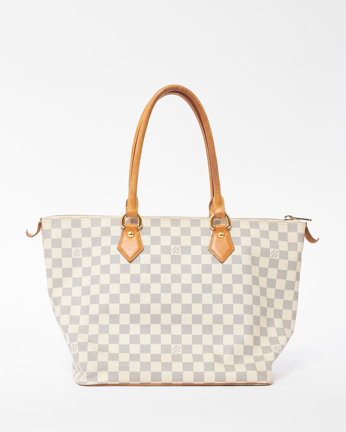 Louis Vuitton Damier Azur Coated Canvas Saleya MM Tote Bag