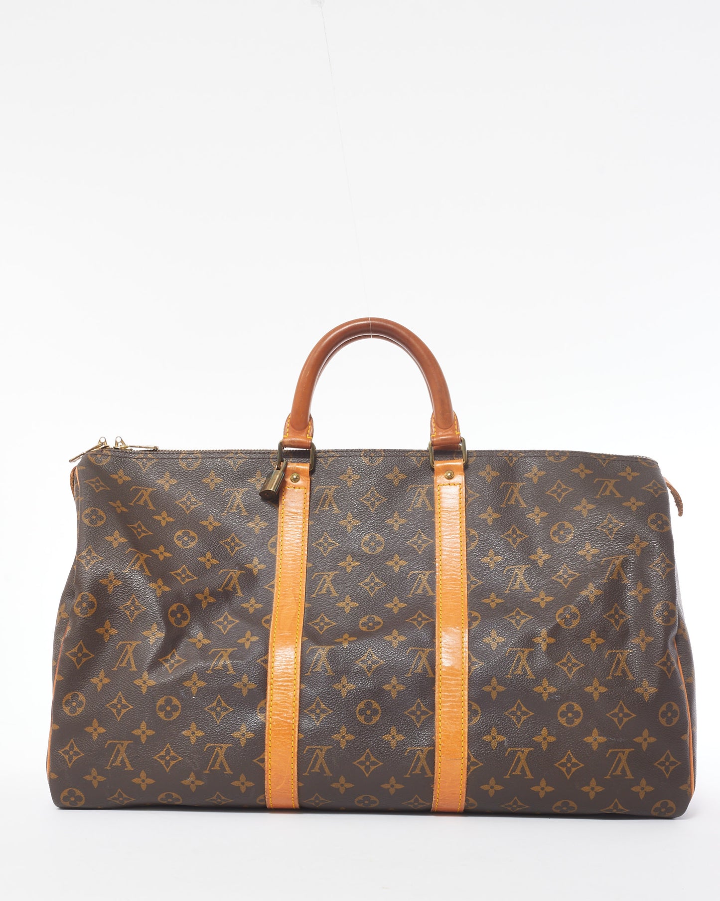 Louis Vuitton Vintage Monogram Coated Canvas Keepall 50