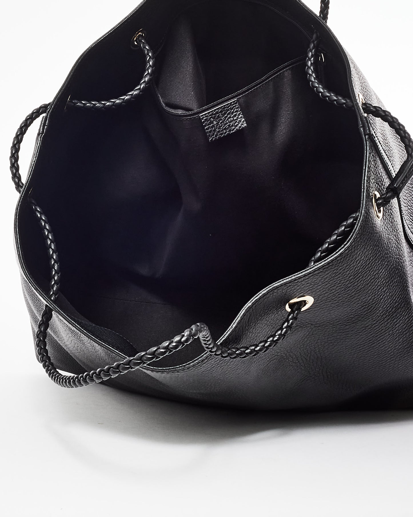 Gucci Black Leather Gifford Bucket Shoulder Bag