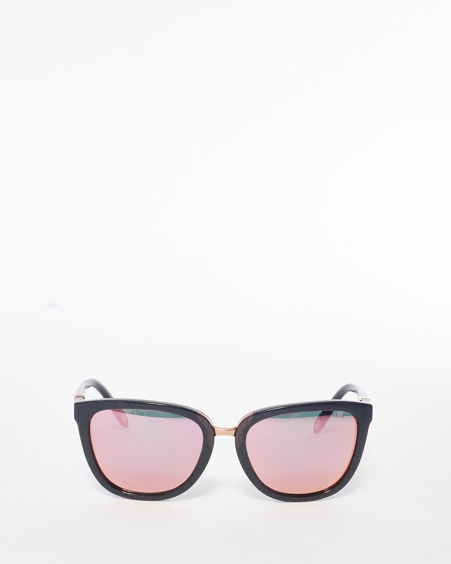 Tiffany 
Co. Black Acetate 
Pink Holographic Lens TF4123 Sunglasses