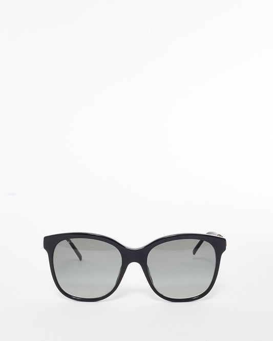 Gucci Black Wayfarer 
Bamboo GG0654S Cat. 2 Sunglasses