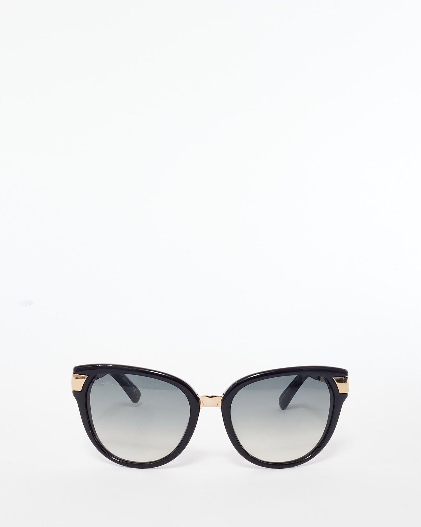 Gucci Black 
Gold GG 3651/S Cat Eye Sunglasses