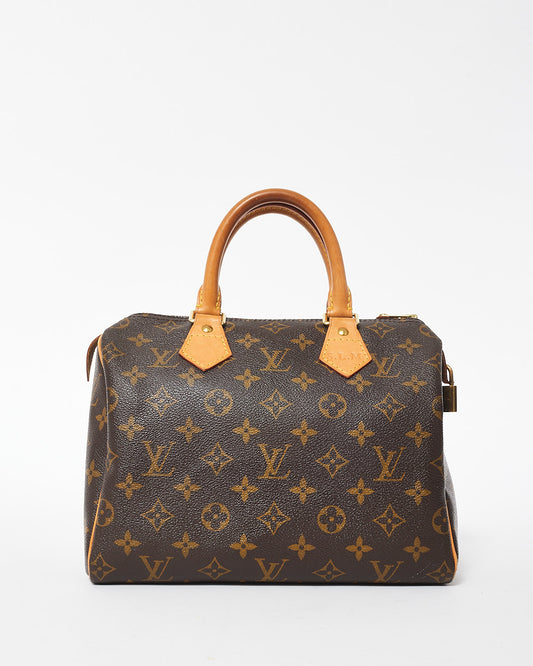 Louis Vuitton Monogram Coated Canvas Speedy 25 Bag