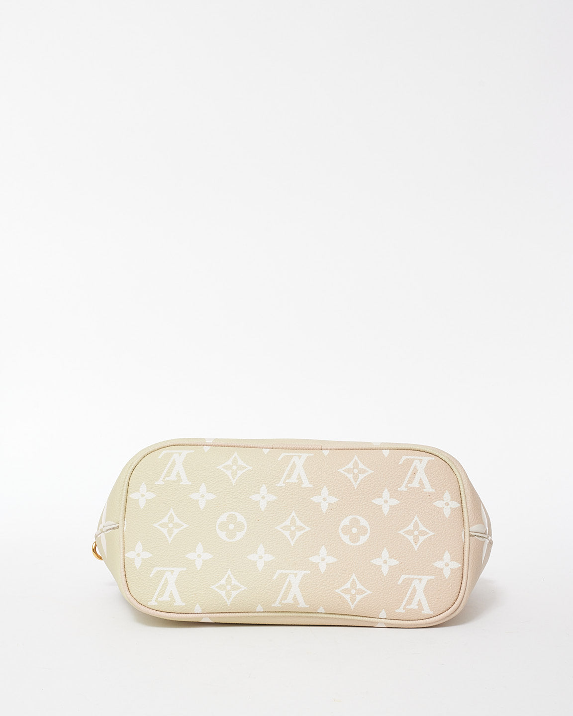 Louis Vuitton Taupe White 
Pink Gradient Monogram Leather PM Marshmallow Bag