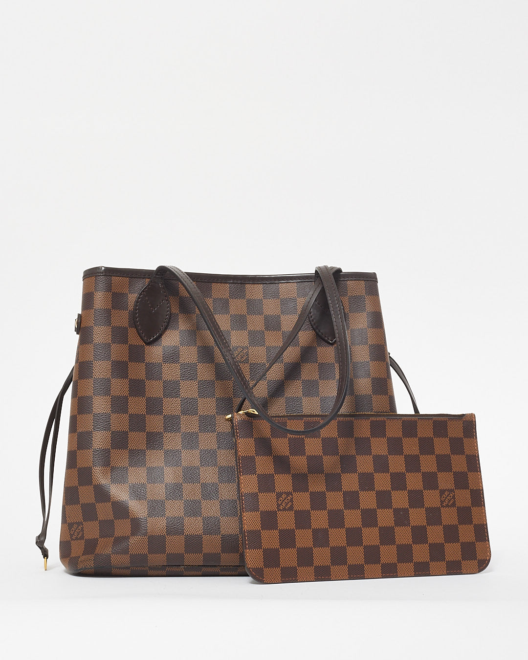 Louis Vuitton Damier Ebene Coated Canvas Neverfull MM Tote Bag