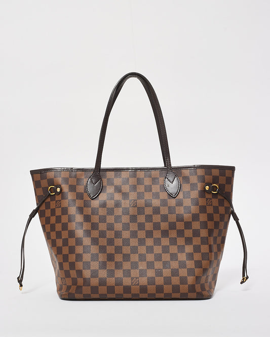 Louis Vuitton Damier Ebene Coated Canvas Neverfull MM Tote Bag