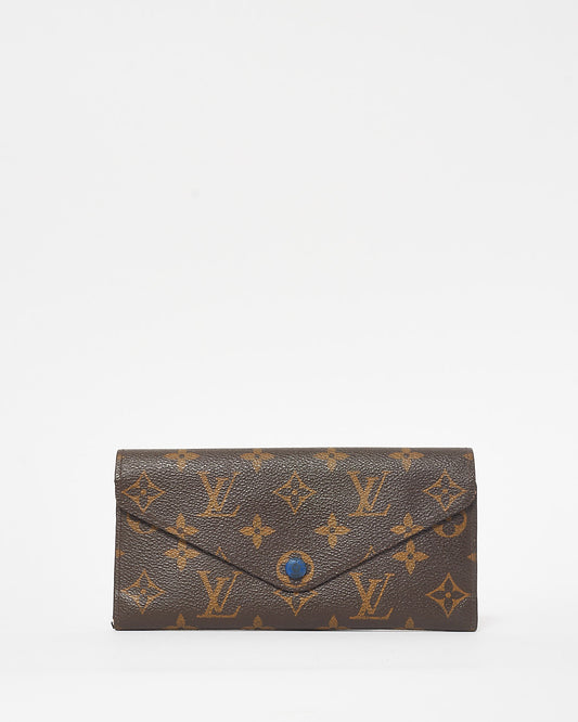 Louis Vuitton Monogram Canvas 
Blue Josephine Wallet