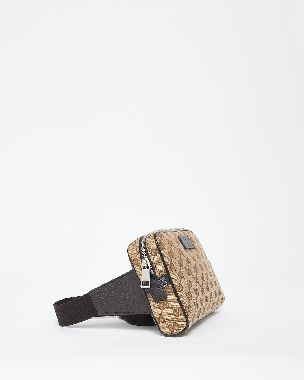 Gucci Brown Monogram Canvas Belt Bag