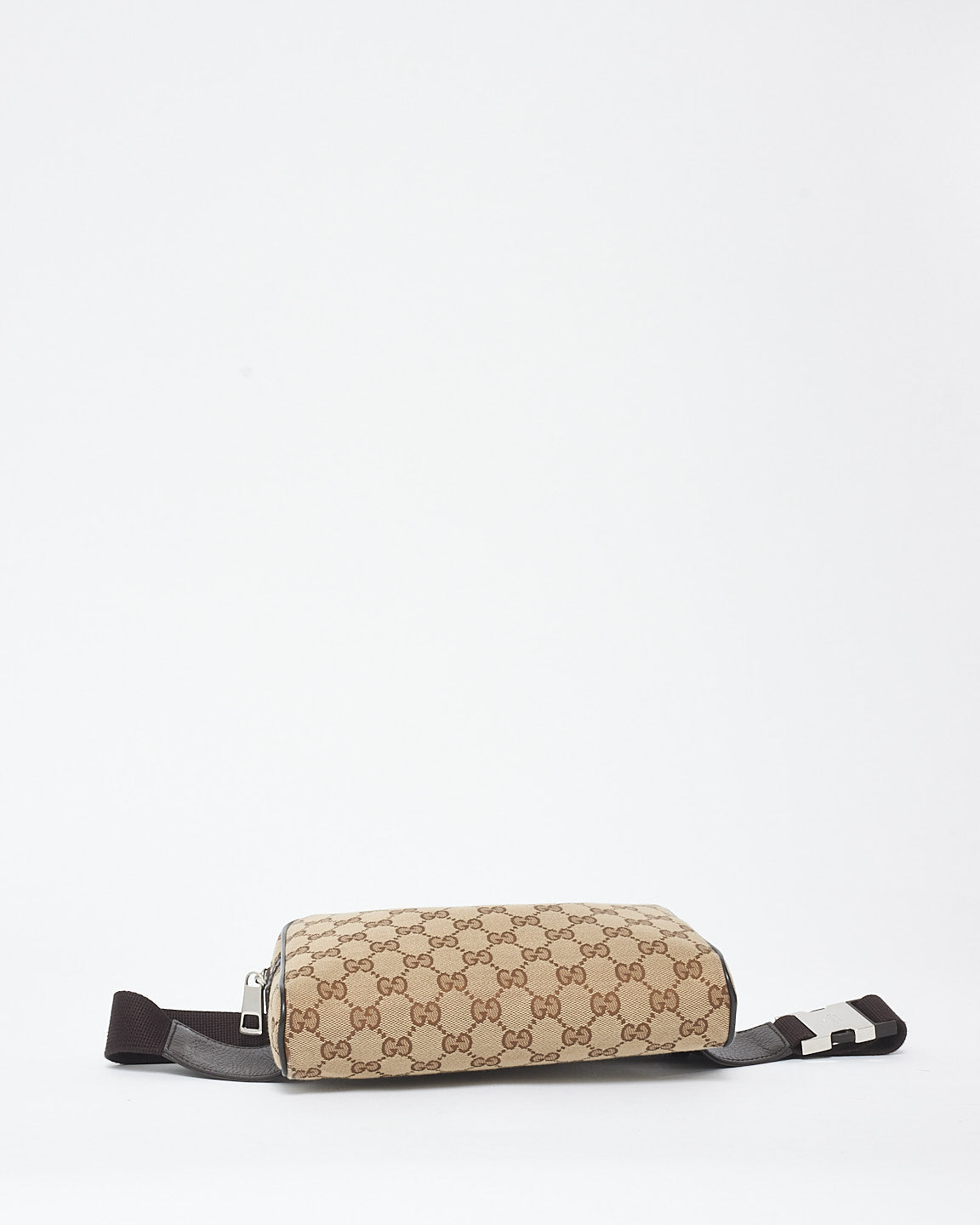 Gucci Brown Monogram Canvas Belt Bag