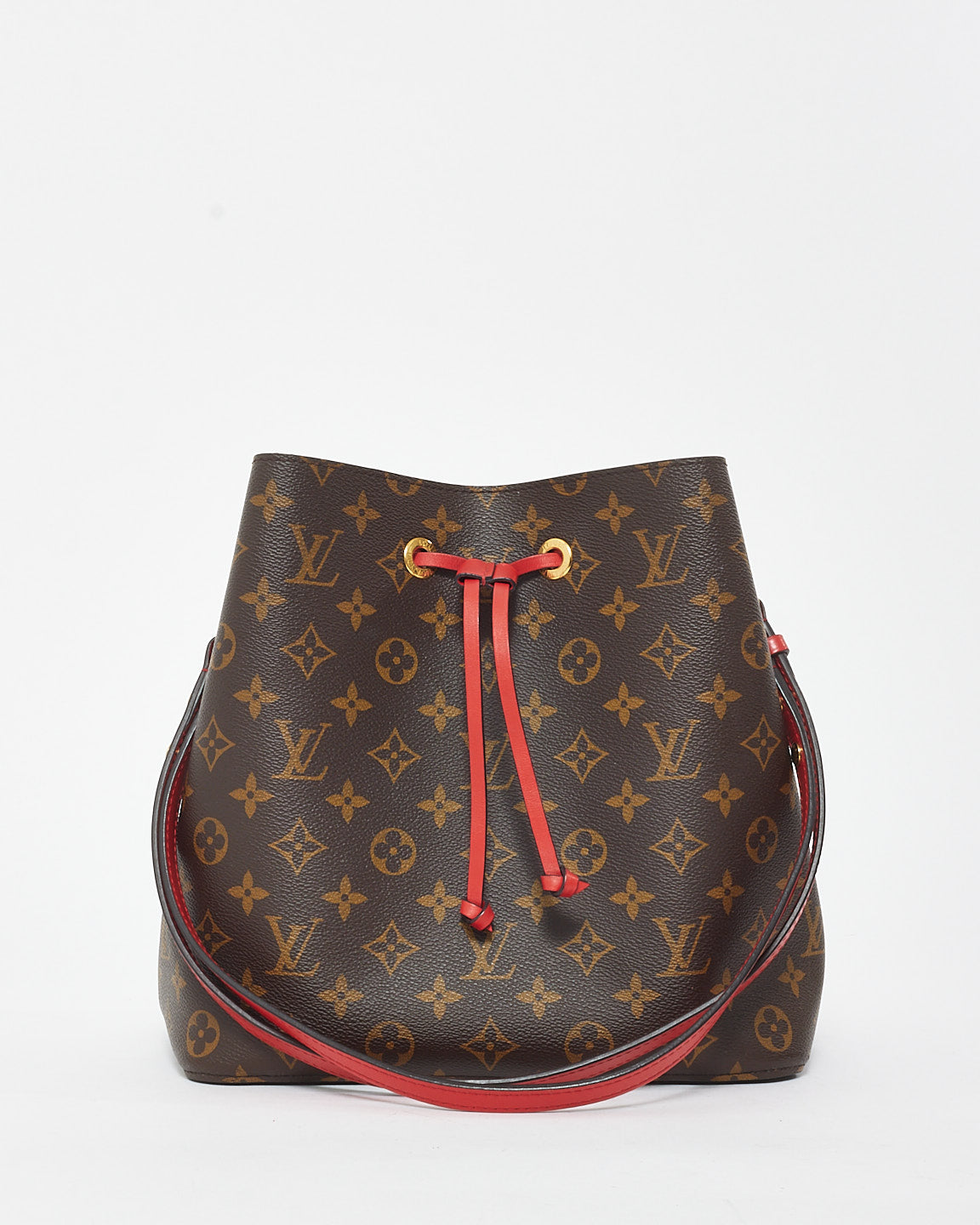 Louis Vuitton Red Monogram Canvas NéoNoé Bucket Bag