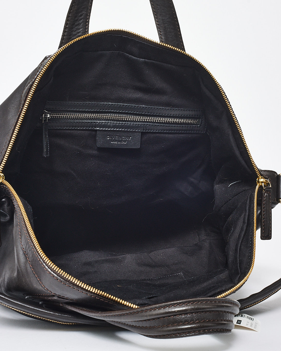 Givenchy Dark Brown Leather Nightingale Shoulder Bag