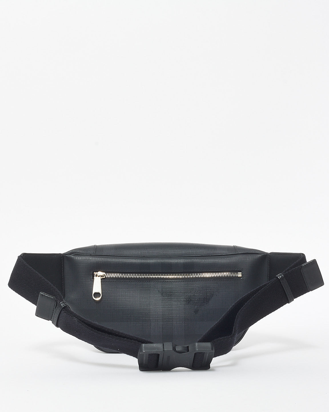 Burberry Black Coated Canvas Bum Bag