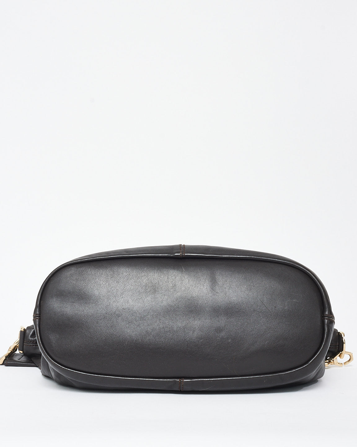 Givenchy Dark Brown Leather Nightingale Shoulder Bag