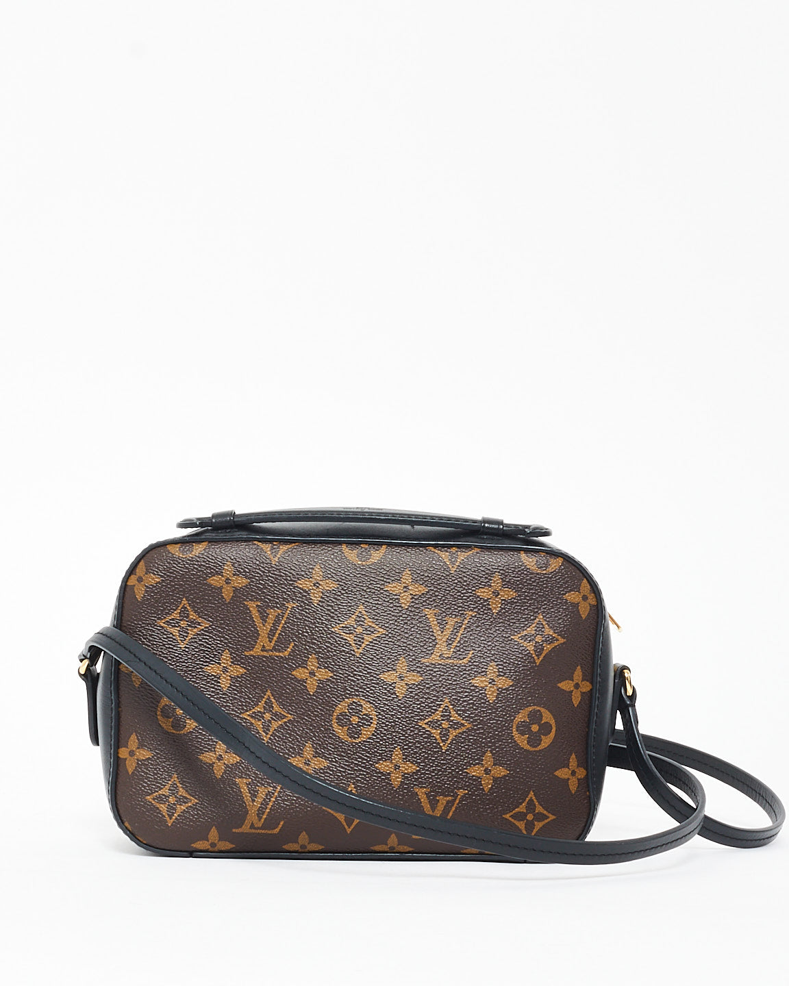 Louis Vuitton Monogram Coated Canvas 
Leather Saintonge Camera Bag