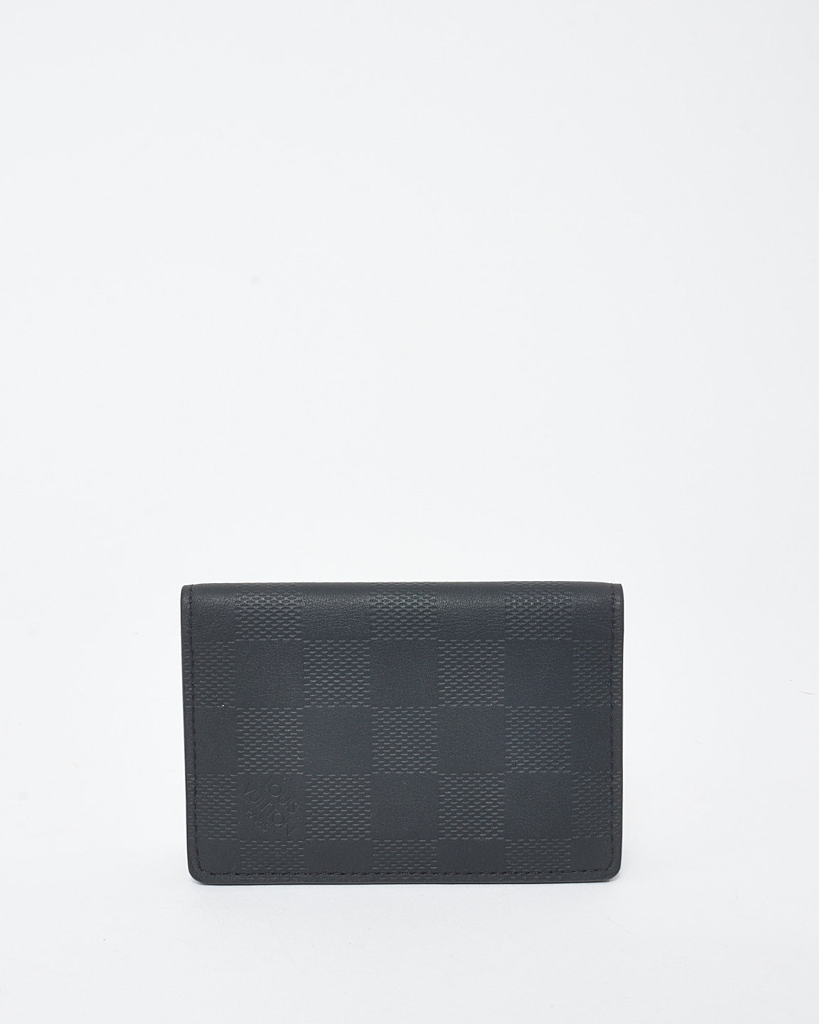 Louis Vuitton Black Leather Damier Infini Pocket Organizer