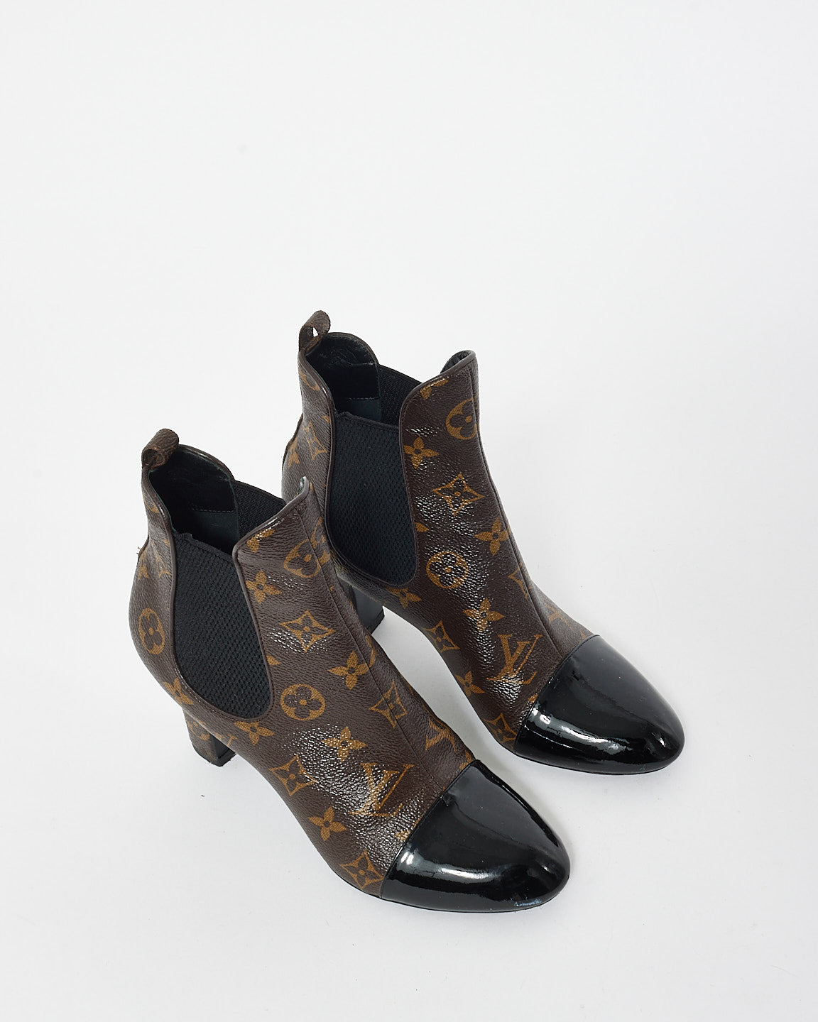 Louis Vuitton Monogram Canvas Revival Ankle Boots - 35